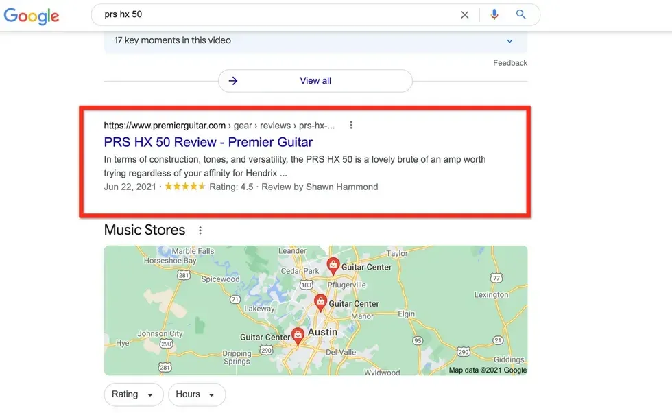 structured data for reviews and ratings can help boost SEO for product pages